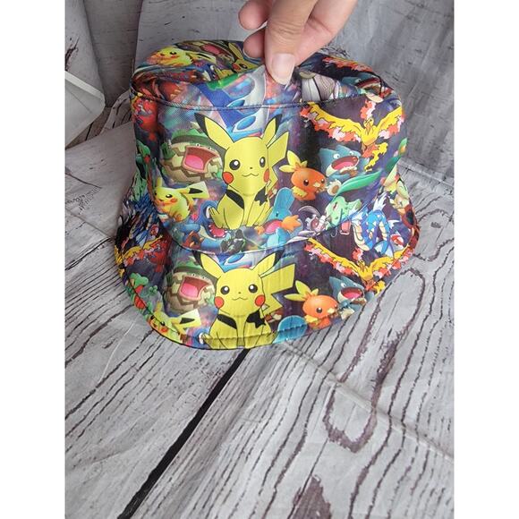 Pokemon Bucket Hat All Over Print Kids Hat - Picture 3 of 7